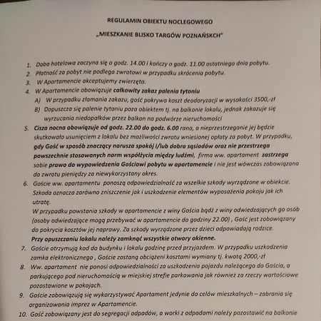 Mieszkanie Blisko Targow Poznanskichアパートメント エクステリア 写真